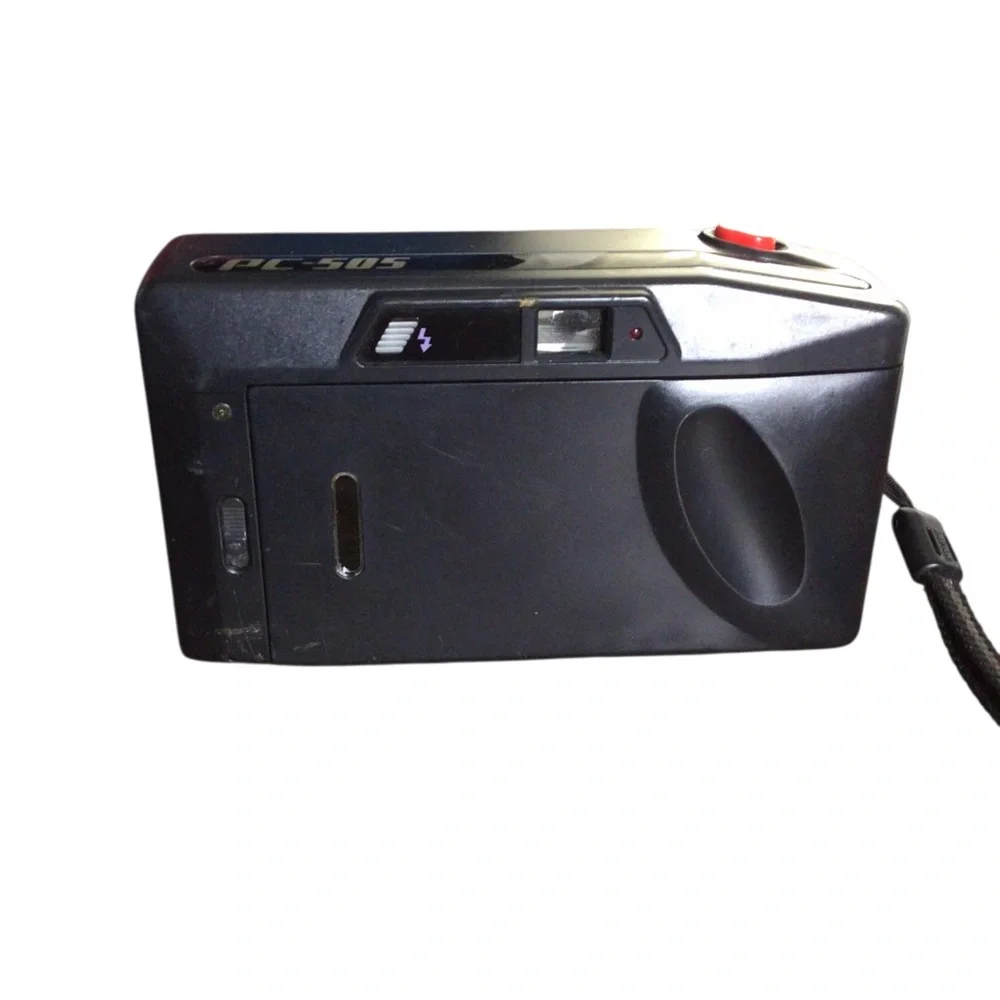 Pentax PC-505 Point & Shoot Black Camera 35mm